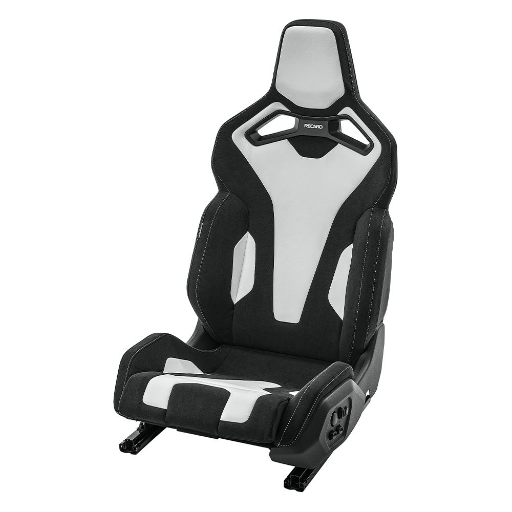 Asiento RECARO Sport C 5Dr Airbag Calefaccion Cuero Blanco/Dinamica Negro Piloto - RECARO original APEXCORSE
