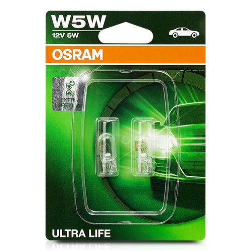 OSRAM ULTRA LIFE W5W W2,1X9,5D 12V 5W