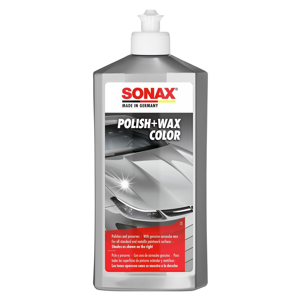SONAX ABRILLANTADOR + CERA PLATA/GRIS 250ML - SONAX original APEXCORSE
