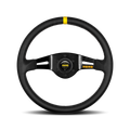 VOLANTE DEPORTIVO MOMO MOD.03 350MM PIEL NEGRA - MOMO original | APEXCORSE