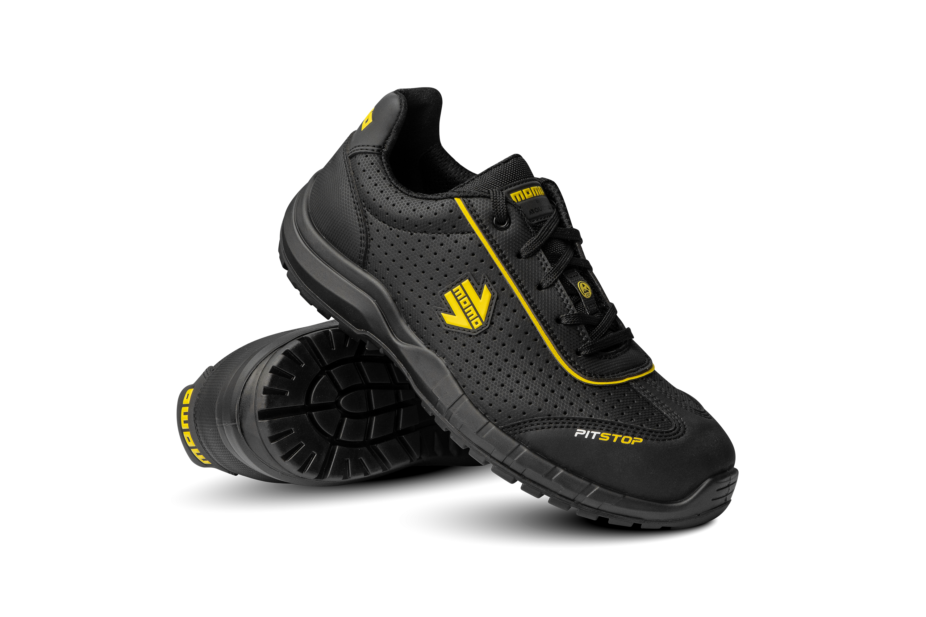 MOMO ZAPATILLAS MECH. PARADA PIT NEGRO 45 - MOMO original | APEXCORSE