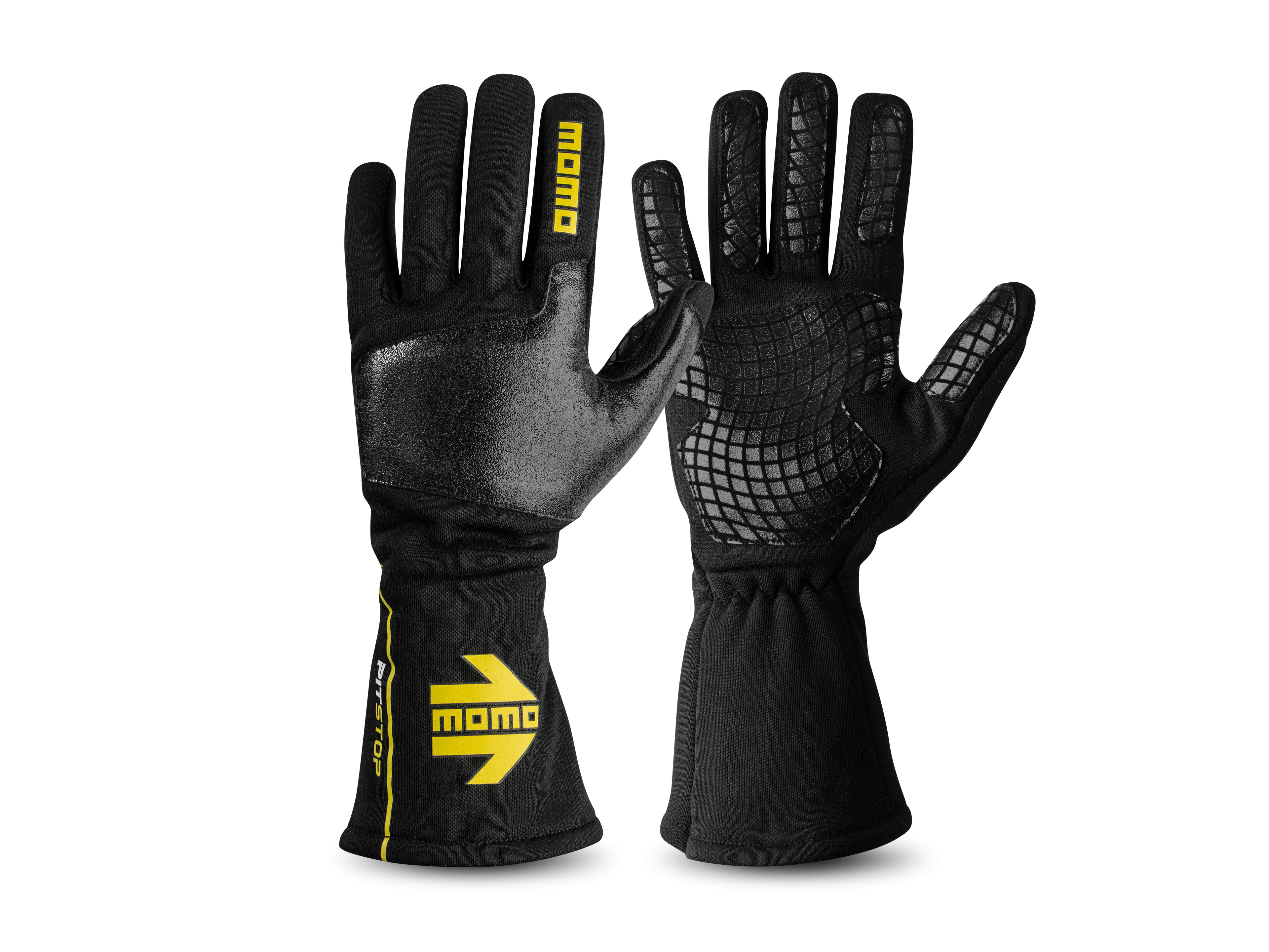 MOMO GUANTES MECÁNICOS PIT STOP NEGRO M/10 - MOMO original | APEXCORSE