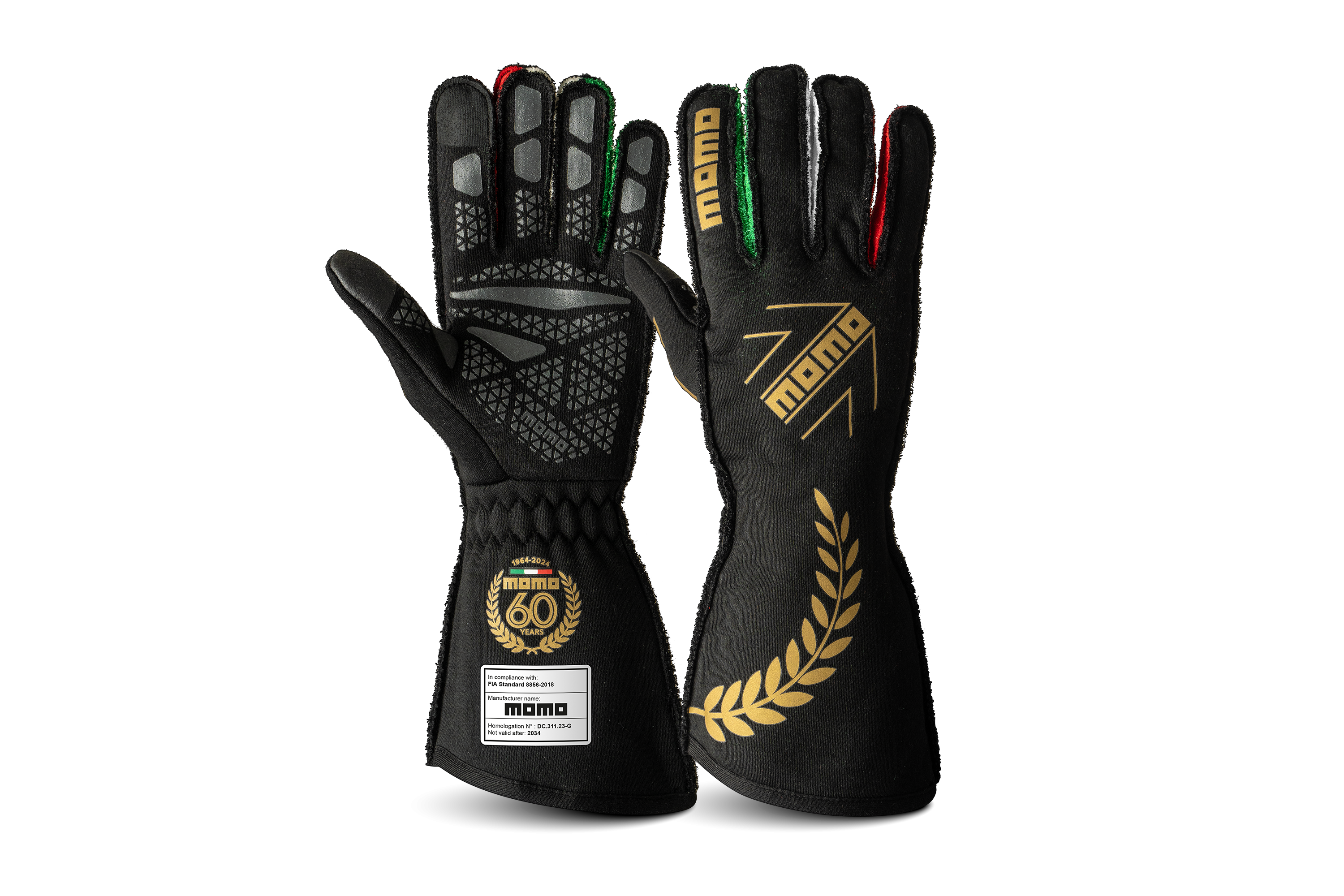 MOMO GUANTES CORSA PRO EDICIÓN ANIVERSARIO NEGRO 09 - MOMO original | APEXCORSE