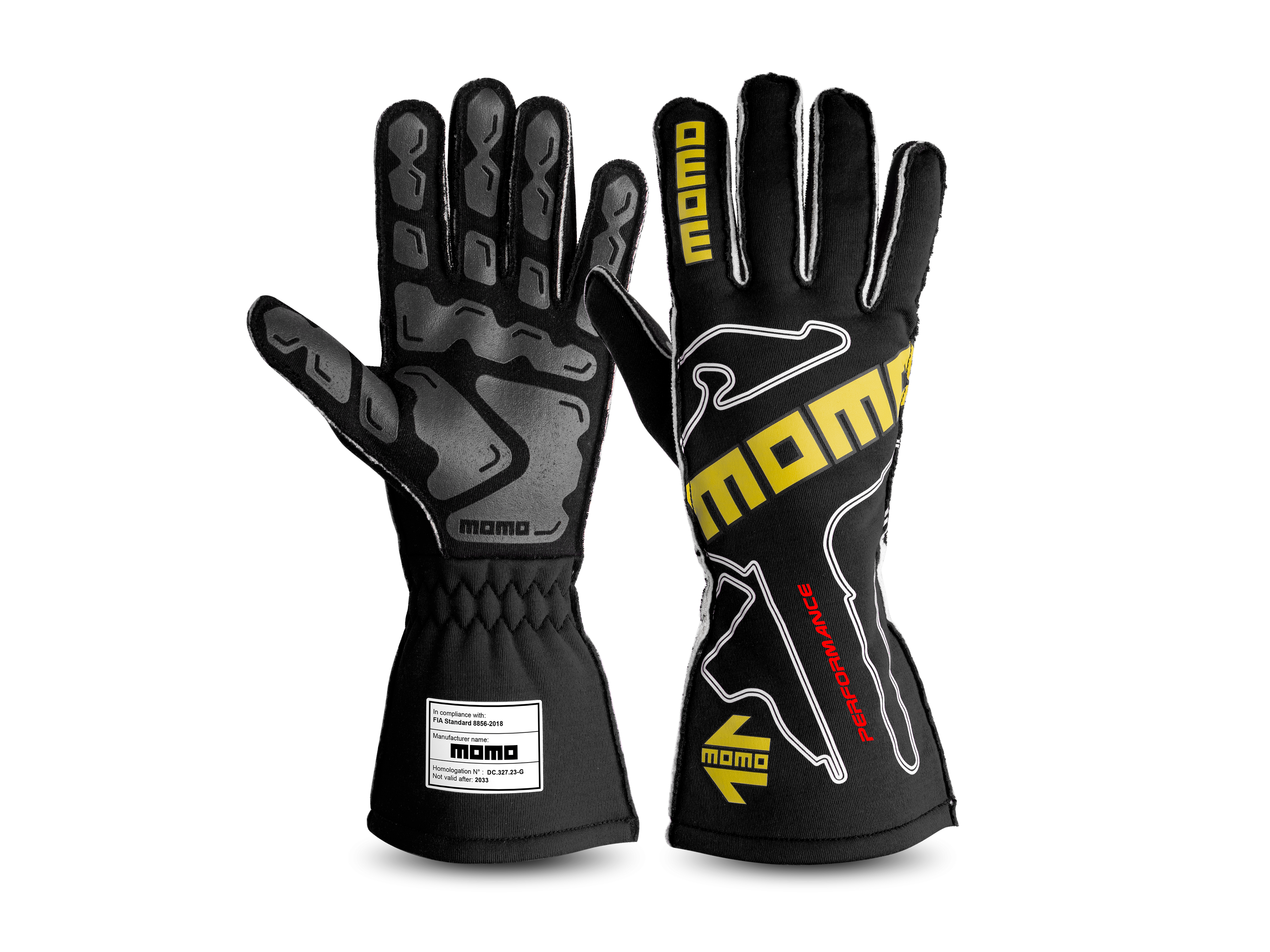 MOMO GUANTES PERFORMANCE NEGRO 08 - MOMO original | APEXCORSE