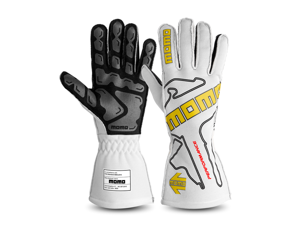 MOMO GUANTES PERFORMANCE BLANCO 09 - MOMO original | APEXCORSE