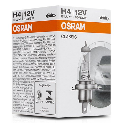 H4 12V 60/55W HALOGENO CLASSIC