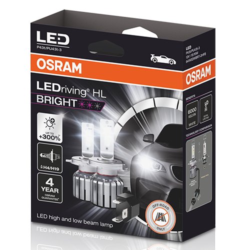 OSRAM LEDRIVING® HL BRIGHT 12V 15.0/15.0W P43T / PU43T