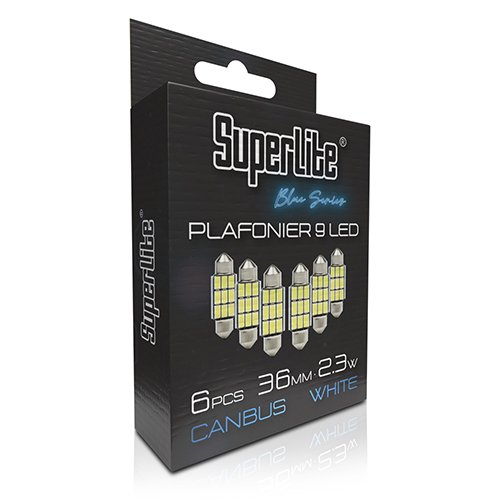 PACK BOMBILLA PLAFONIER 36MM 6 PCS CANBUS WHITE