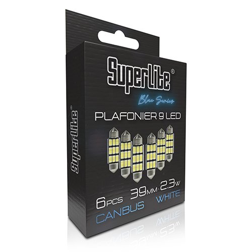 PACK BOMBILLA PLAFONIER 39MM 6 PCS CANBUS WHITE