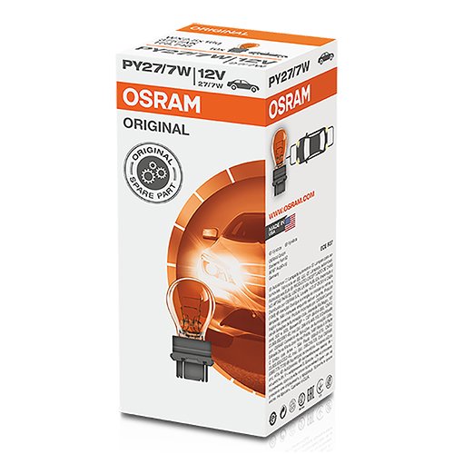 OSRAM ORGINAL 3757AK PY27/7W 12V 27/7W S8 WEDGE