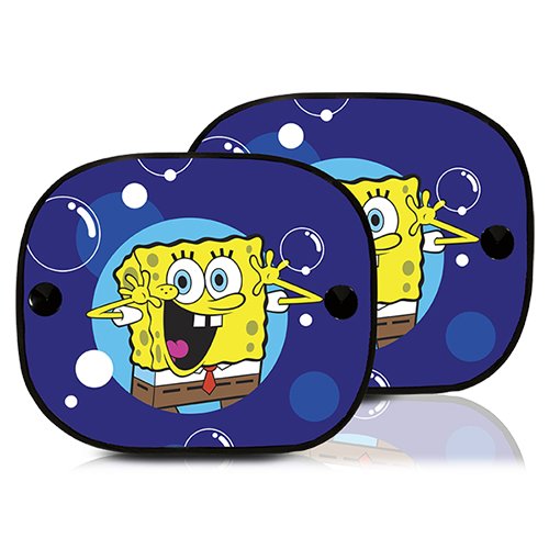 CORTINILLAS LATERALES BOB ESPONJA 2 PIEZAS CS10