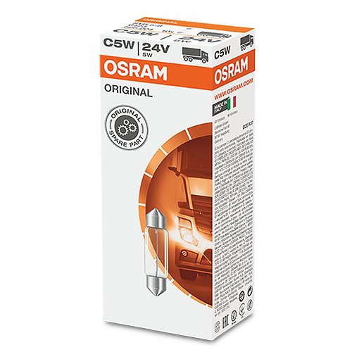 OSRAM ORGINAL 6423 SV8,5 – 8 24V 5W C5W | 10 UDS