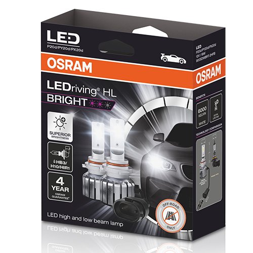 OSRAM LEDRIVING® HL BRIGHT 12V 19.0W P20D / PX20D /