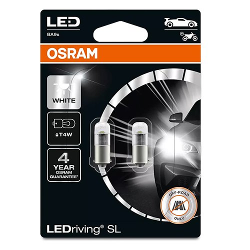 OSRAM LEDRIVING® 0,8W/12V BA9S ? \"T4W\" WHITE 6000K