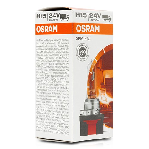 HALOGEN OSRAM H15 20/60W PGJ23T – 1 24V