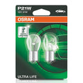 OSRAM ULTRA LIFE P21W BA15S 12V 21W