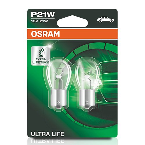 OSRAM ULTRA LIFE P21W BA15S 12V 21W