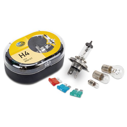 ESTUCHE LAMPARAS H4 12V 7PCS HELLA