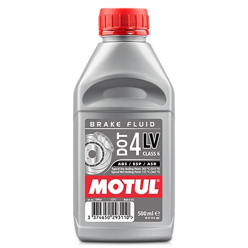 LIQUIDO DE FRENOS COCHE DOT4 MOTUL 500ML