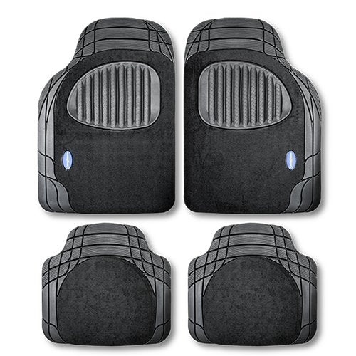 ALFOMBRA GOMA/MOQUETA NEGRA GOODYEAR CS4