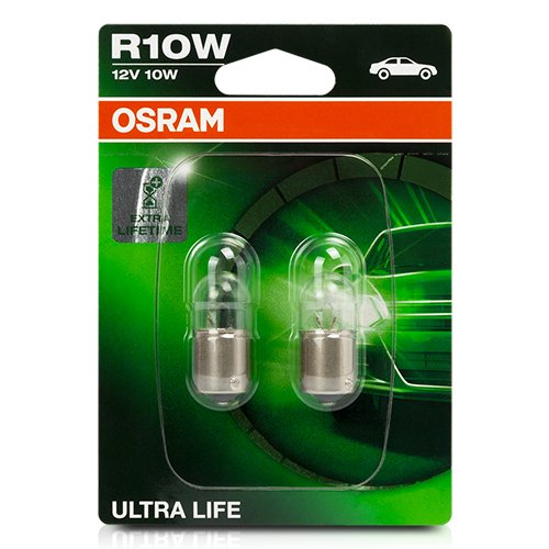 OSRAM ULTRA LIFE R10W BA15S 12V 10W
