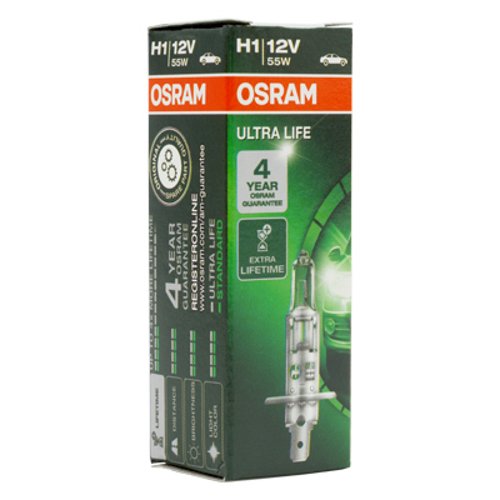 HALOGEN OSRAM ULTRA LIFE H1 12V 55W