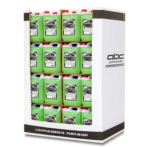BOX LAVAPARABRISAS MANZANA 64 MEDIO PALLET