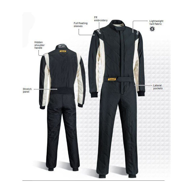 Sparco Traje FIA Ts1 Rocket Fia8856-2018 Negro Talla Xl - Sparco | APEXCORSE imagen 2