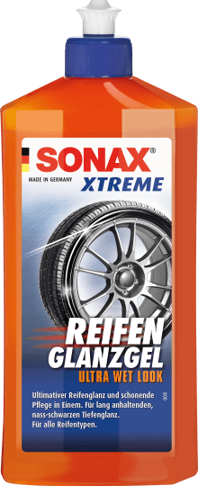 SONAX PRO NEUMÁTICOS CON ASPECTO NEGRO BRILLANTE Y ACABADO HÚMEDO - SONAX original APEXCORSE