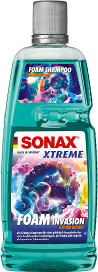 SONAX CHAMPU EN ESPUMA ELIMINA SUCIEDAD Y HACE BRILLAR EL VEHICULO - SONAX original APEXCORSE