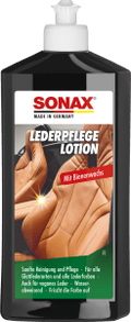 SONAX EMULSIÓN LIMPIADORA Y CUIDADO SUAVE PARA CUERO LISO Y SINTÚTICO - SONAX original APEXCORSE