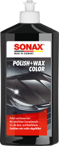 SONAX ABRILLANTADOR + CERA NEGRA 250ML - SONAX original APEXCORSE