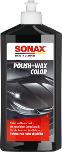 SONAX ABRILLANTADOR + CERA NEGRA 250ML - SONAX original APEXCORSE