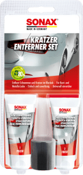 SONAX KIT DE PULIDO MANUAL ELIMINA ARAÉAZOS Y ROZADURAS EN CAPAS TRANSPARENTES - SONAX original APEXCORSE