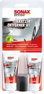 SONAX KIT DE PULIDO MANUAL ELIMINA ARAÉAZOS Y ROZADURAS EN CAPAS TRANSPARENTES - SONAX original APEXCORSE