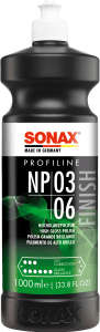 SONAX PULIMENTO ALTO BRILLO SIN SILICONA ACABADO SIN HOLOGRAMAS PARA PINTURAS RAYADAS - SONAX original APEXCORSE