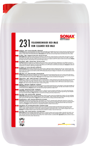 SONAX POTENTE LIMPIADOR PROFESIONAL DE LLANTAS CON CAMBIO DE COLOR INTENSO - SONAX original APEXCORSE