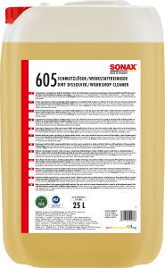 SONAX CONCENTRADO DE LIMPIEZA ALTAMENTE ALCALINO DE RÁPIDA DESCOMPOSICIÓN - SONAX original APEXCORSE