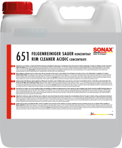 SONAX LIMPIADOR ÁCIDO ALTAMENTE EFICAZ PARA ELIMINAR SUCIEDAD RÁPIDAMENTE - SONAX original APEXCORSE