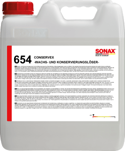 SONAX DISOLVENTE DE CERA Y CONSERVANTE PARA RESIDUOS EN UNIDADES DE LAVADO Y SUELOS - SONAX original APEXCORSE