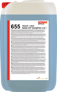 SONAX CHAMPÚ LIGERAMENTE ÁCIDO CON ESCURRIMIENTO PARA SECADO SIN MANCHAS EN AUTOBUSES - SONAX original APEXCORSE