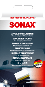 SONAX ESPONJA ESPECIAL DOBLE CARA BLANCA REFORZADA Y AMARILLA PORO EXTRAFINO - SONAX original APEXCORSE