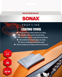 SONAX PAÉO DE ULTRAMICROFIBRAS DE RIZOS CORTOS PARA ELIMINAR RESTOS DE SELLADORES - SONAX original APEXCORSE
