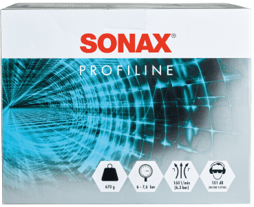 SONAX POWERAIR CLEAN PISTOLA SUCCION CON VASO AIRE COMPRIMIDO LIMPIEZA INTERIORES - SONAX original APEXCORSE
