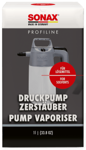 SONAX ROBUSTA BOTELLA PULVERIZADORA PARA PRODUCTOS DE LIMPIEZA A BASE DE DISOLVENTES - SONAX original APEXCORSE