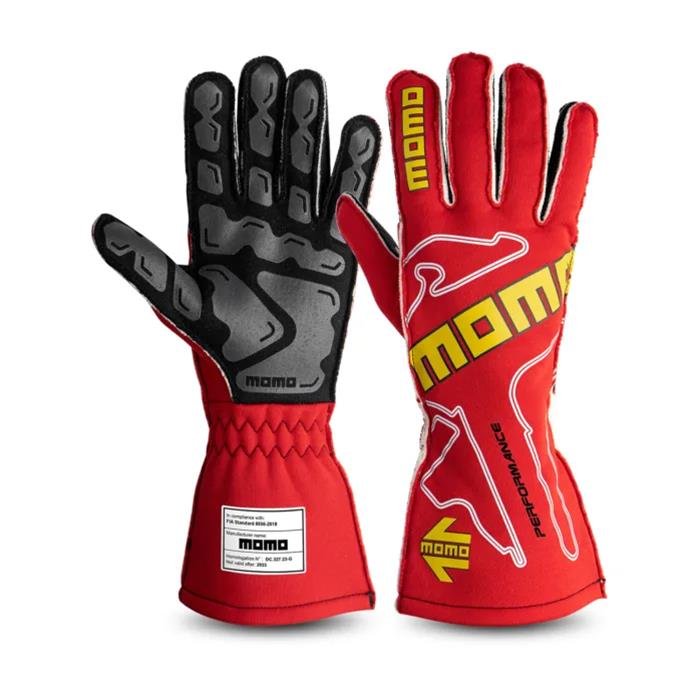 MOMO GUANTES PERFORMANCE ROJO 08 - MOMO original | APEXCORSE imagen 2
