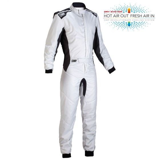 OMP TRAJE DE CARRERAS ONE-S FIA 8856-2018 GRIS PLATA TALLA 52 - OMP original APEXCORSE imagen 1