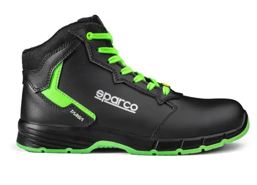 Zapato Seguridad Sparco Targa-H Willy S3S Esd Negro/Verde Talla 48 - Sparco | APEXCORSE imagen 3