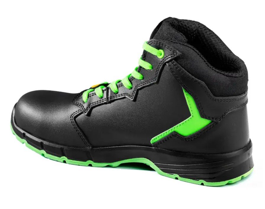 Zapato Seguridad Sparco Targa-H Willy S3S Esd Negro/Verde Talla 45 - Sparco | APEXCORSE imagen 2