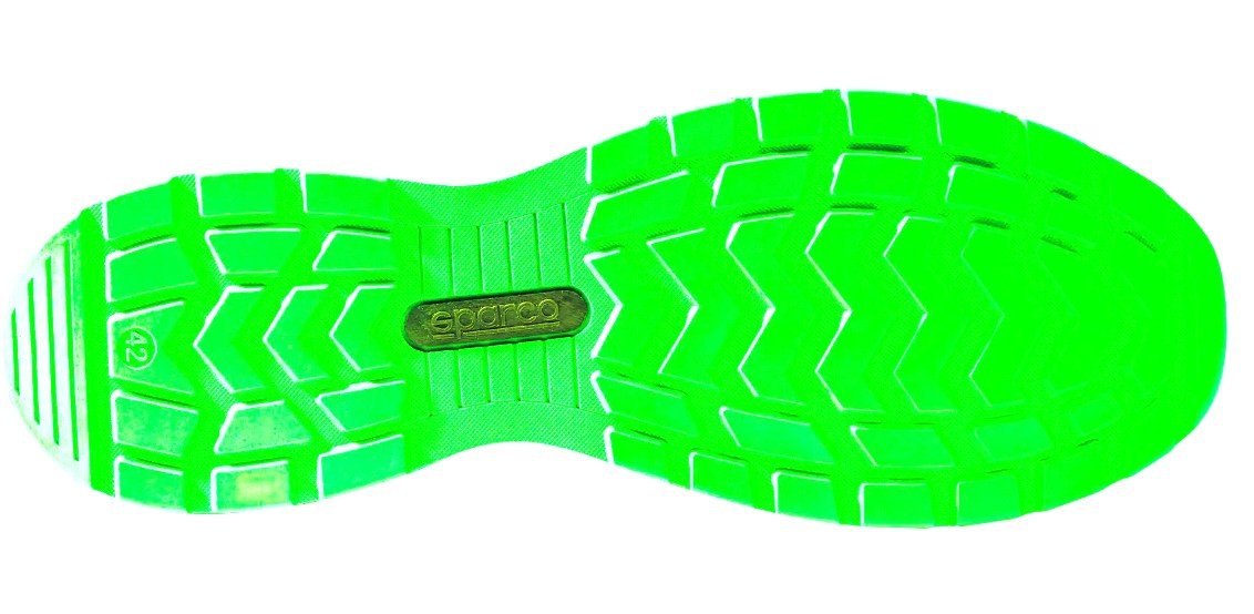 Zapato Seguridad Sparco Traction Sanyo Negro/Verde Talla 40 - Sparco original | APEXCORSE